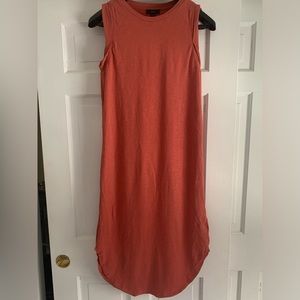 J Crew midi tee shirt dress.